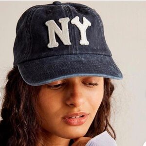 New Era Dark Blue Cap with White NY Logo